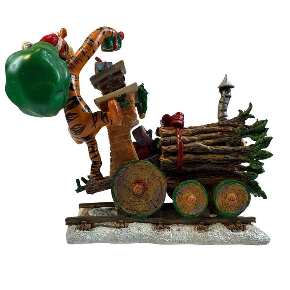 Disney TIgger Holiday Train Engine Danbury Mint Pooh Christmas Gifts Vintage - Picture 7 of 12